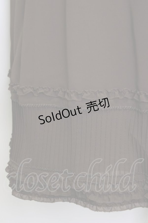 画像3: 【SALE】KANEKO ISAO / 裾縦ピンタックスカート  ブラウン T-24-01-24-047-EL-SK-HD-ZT175 (3)