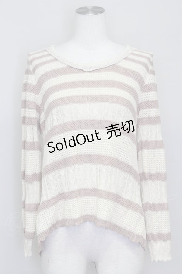 画像1: 【SALE】axes femme / トップス   T-24-01-31-011-AX-TO-AS-ZT380 (1)