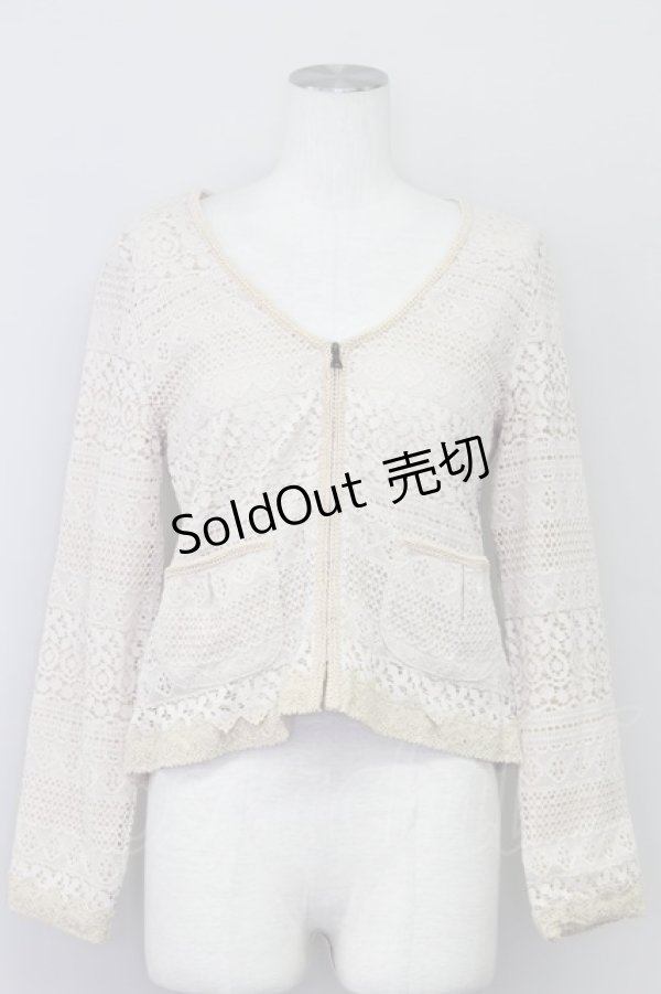 画像1: 【SALE】axes femme /  レースブルゾン   T-24-01-31-002-AX-TO-AS-ZT365 (1)