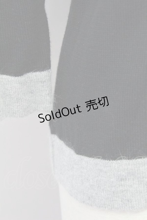 画像3: 【SALE】INGEBORG / 裾2カラートップス  黒Ｘグレー T-24-02-04-026-LO-TO-HD-ZT254 (3)