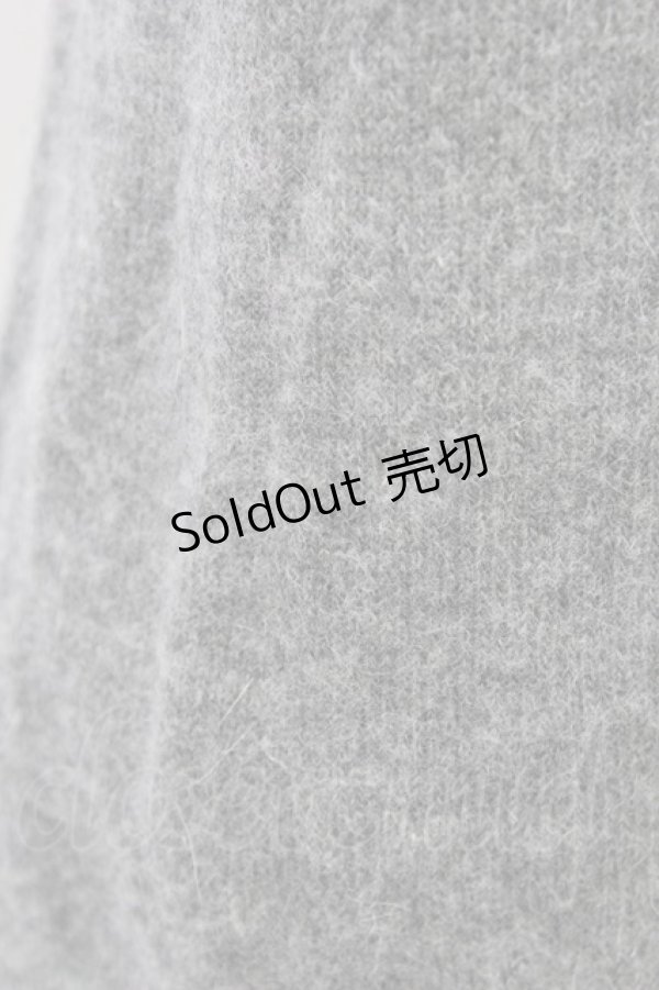 画像3: INGEBORG / カメリアニット半袖トップス  グレー T-24-02-04-013-LO-TO-HD-ZT251 (3)