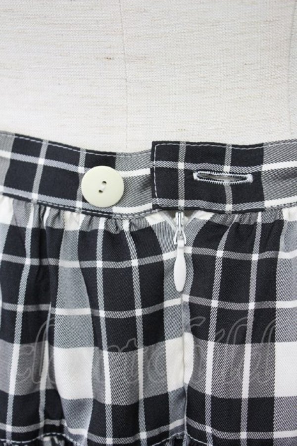 画像6: INGEBORG / チェックスカート  黒Ｘ白チェック T-24-02-18-053-LO-SK-HD-ZT364 (6)