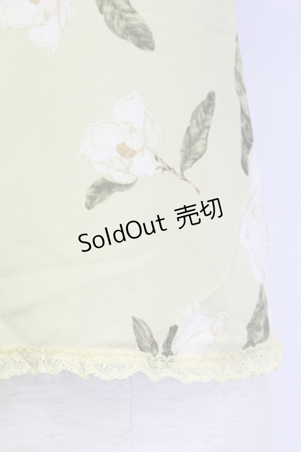 画像4: 【SALE】KANEKO ISAO / フラワー半袖トップス  イエローＸ白Ｘ緑 T-24-02-18-008-EL-TO-HD-ZT355 (4)