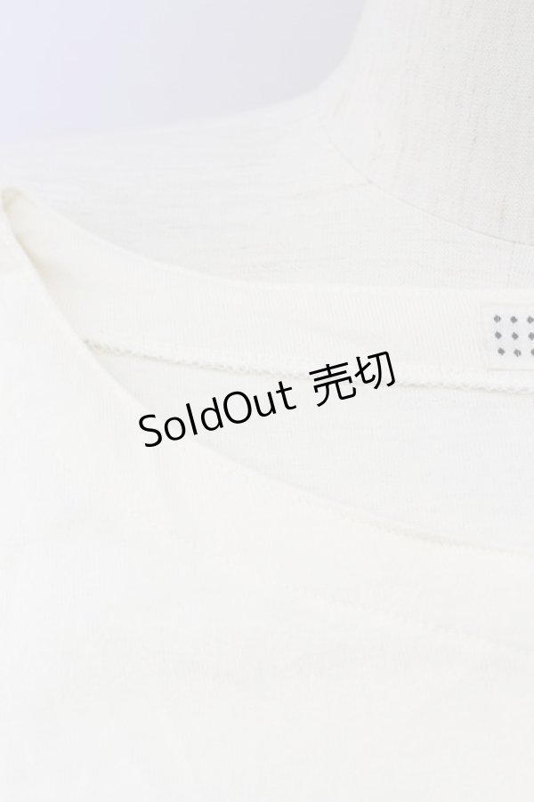 画像5: KANEKO ISAO / ボーダー半袖カットソー  アイボリーＸ黒 T-24-02-18-021-EL-TO-HD-ZT361 (5)