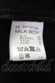 画像7: MILKBOY / BIRD CHECK JACKET - 黒 T-24-03-03-011-MB-JA-SZ-ZT-C021 (7)