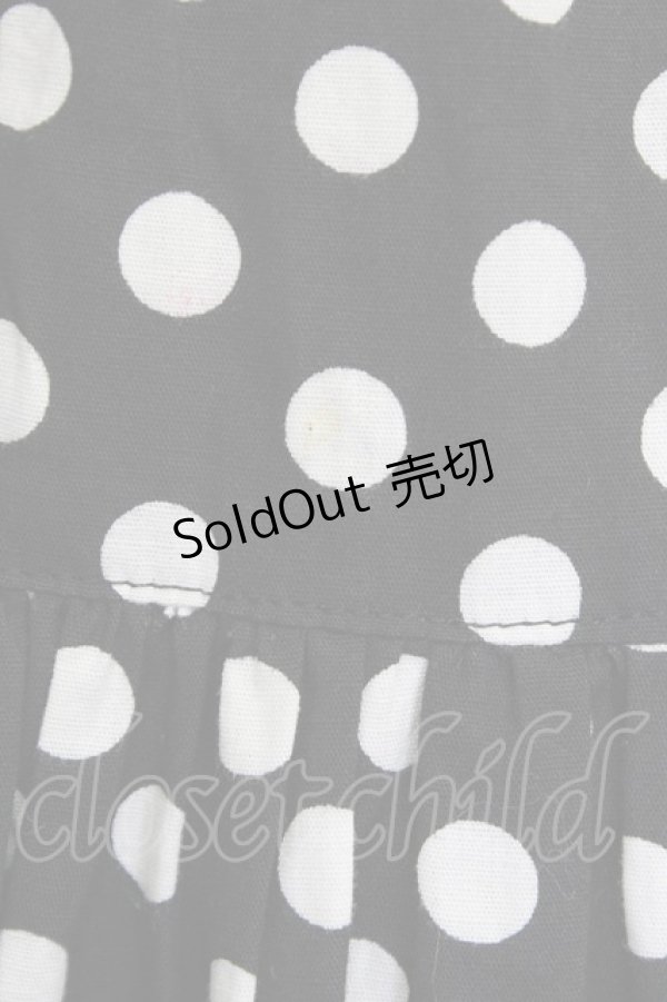 画像7: Jane Marple / ドット切替ジャンパースカート  黒 T-24-03-03-028-JM-OP-AS-ZT145 (7)