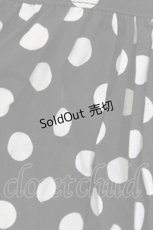 画像8: Jane Marple / ドット切替ジャンパースカート  黒 T-24-03-03-028-JM-OP-AS-ZT145 (8)