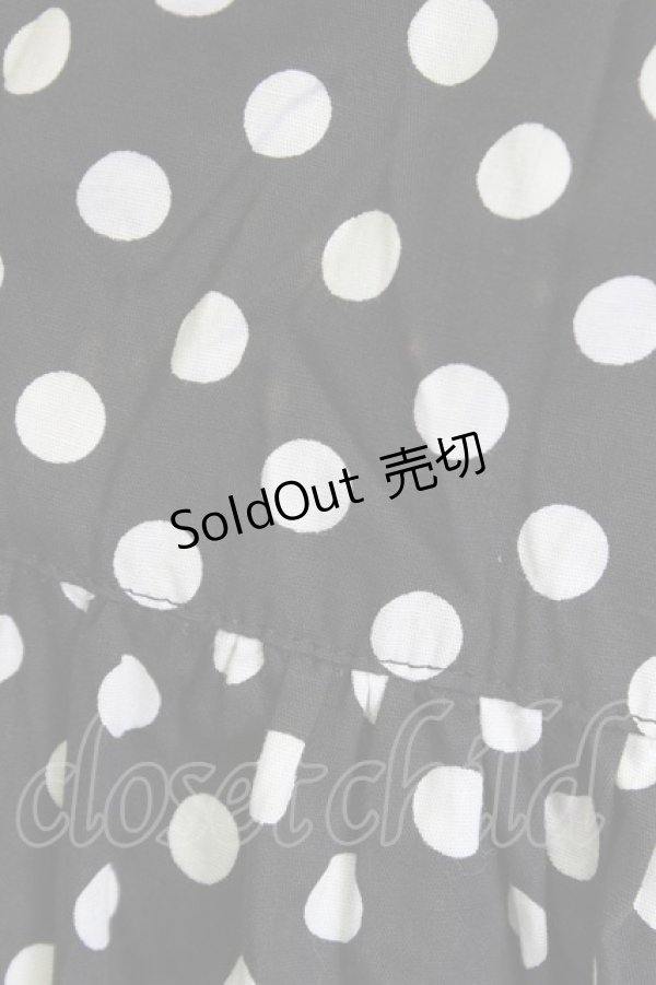 画像10: Jane Marple / ドット切替ジャンパースカート  黒 T-24-03-03-028-JM-OP-AS-ZT145 (10)