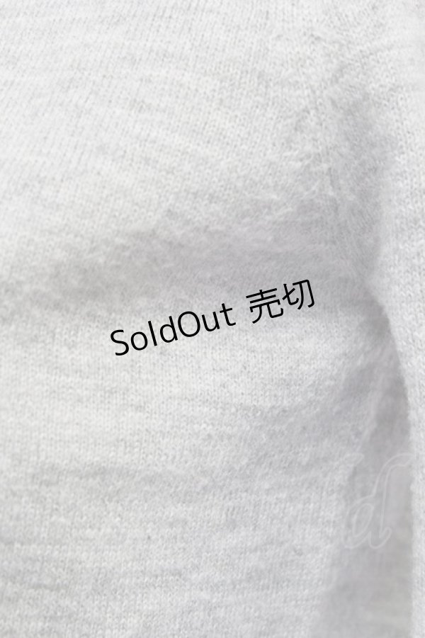 画像4: Secret Honey / ぽんぽんカーディガン 2 グレー T-24-03-08-024-CA-TO-SZ-ZT281 (4)