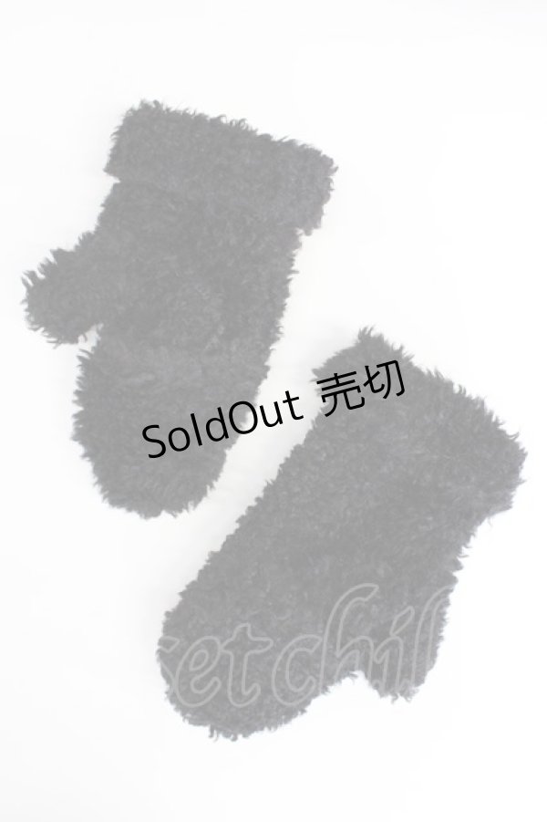 画像2: 【SALE】merry jenny / Gmocomoco miffy mitten - 黒 T-24-03-08-041-LO-ZA-SZ-ZT035 (2)