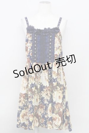 画像: axes femme / 総柄キャミワンピース   T-24-03-11-029-AX-OP-UT-ZT373