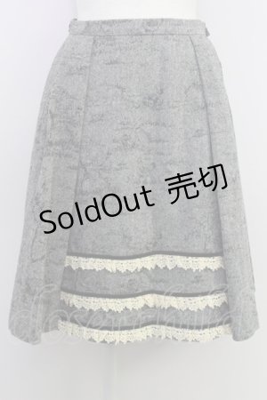 画像: Emily Temple cute /うさぎの学校スカート  グレー T-24-03-14-025-ET-SK-SZ-ZT040
