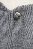 画像4: axes femme / ヘリンボーン柄カットパンツ M グレー T-24-03-14-026-AX-PA-SZ-ZT040 (4)