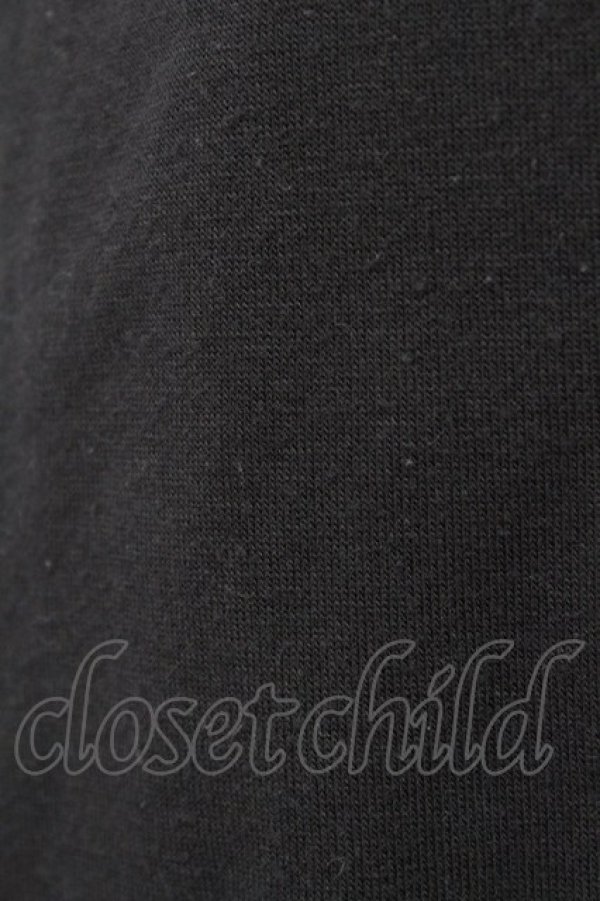 画像4: E hyphen world gallery PEACE / ドットチュールスリーブプルオーバー  クロ T-24-03-19-002-LO-TO-IG-ZT413 (4)