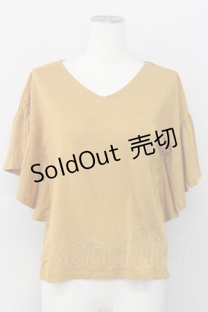 画像: 【SALE】E hyphen world gallery PEACE / ドロップショルダープルオーバー  イエロー T-24-03-19-023-LO-TO-IG-ZT414