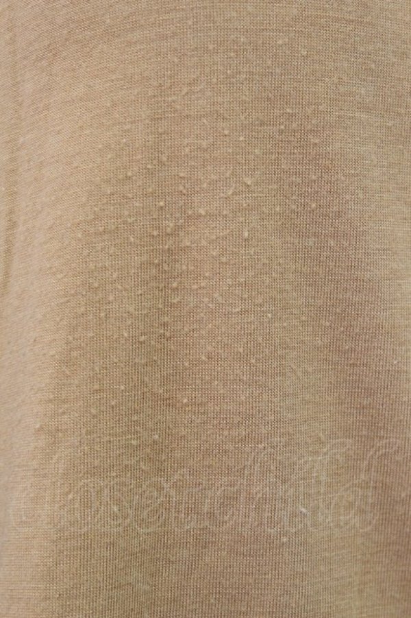 画像4: E hyphen world gallery PEACE / ドロップショルダープルオーバー  イエロー T-24-03-19-023-LO-TO-IG-ZT414 (4)