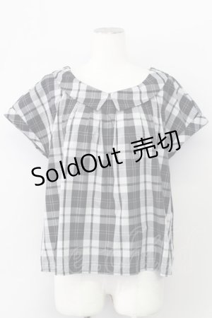 画像: 【SALE】E hyphen world gallery PEACE / オフショルダータックブラウス  クロ T-24-03-19-010-LO-BL-IG-ZT413