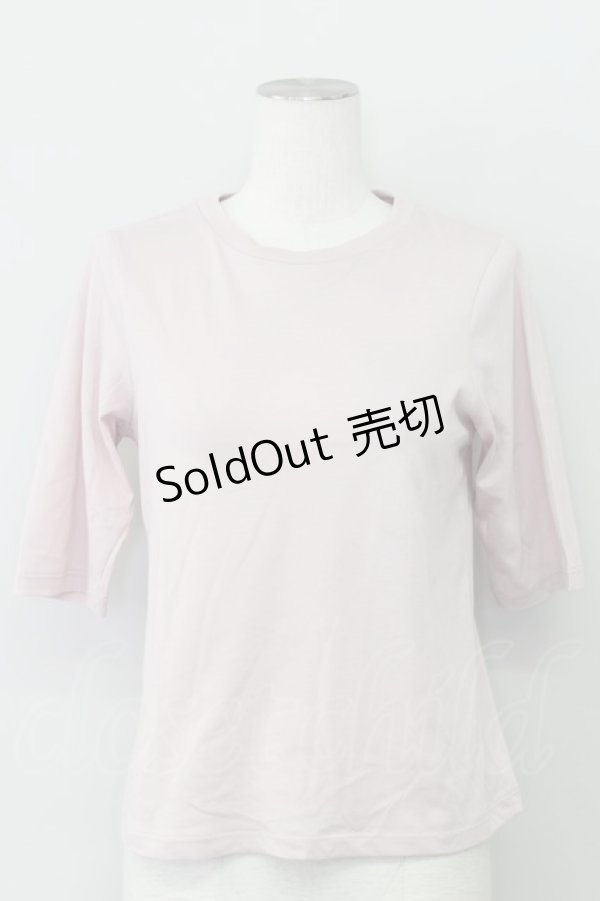 画像1: 【SALE】E hyphen world gallery PEACE / 5Sクルーネックインナー  ピンク T-24-03-19-021-LO-TO-IG-ZT414 (1)