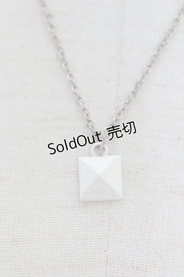 画像2: WORLD WIDE LOVE！(Rydia) / スタッズネックレス  シルバー T-24-03-21-048-PU-AC-IG-ZT421 (2)