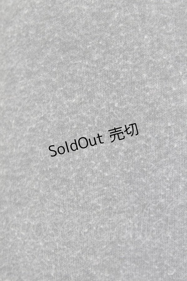 画像3: 【SALE】E hyphen world gallery PEACE / ファースリーブプルオーバー  グレー T-24-03-21-010-LO-TO-IG-ZT127 (3)