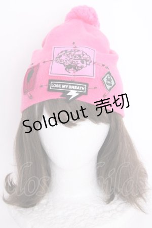 画像: MILKBOY / HAT/ニット帽  ピンク T-24-03-29-029-MB-AC-IW-ZT394