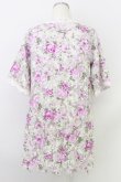 画像2: axes femme /花総レースチュニ M 紫 T-24-06-09-023-AX-OP-SZ-ZT415 (2)