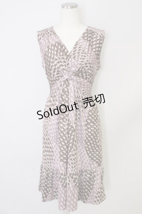画像1: axes femme /ねこ総柄ワンピース M ピンク T-24-06-11-025-AX-OP-SZ-ZT072 (1)