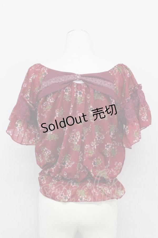 画像2: axes femme / バックシャンエスパンディプルオーバー M エンジ T-24-06-13-008-AX-TO-SZ-ZT285 (2)