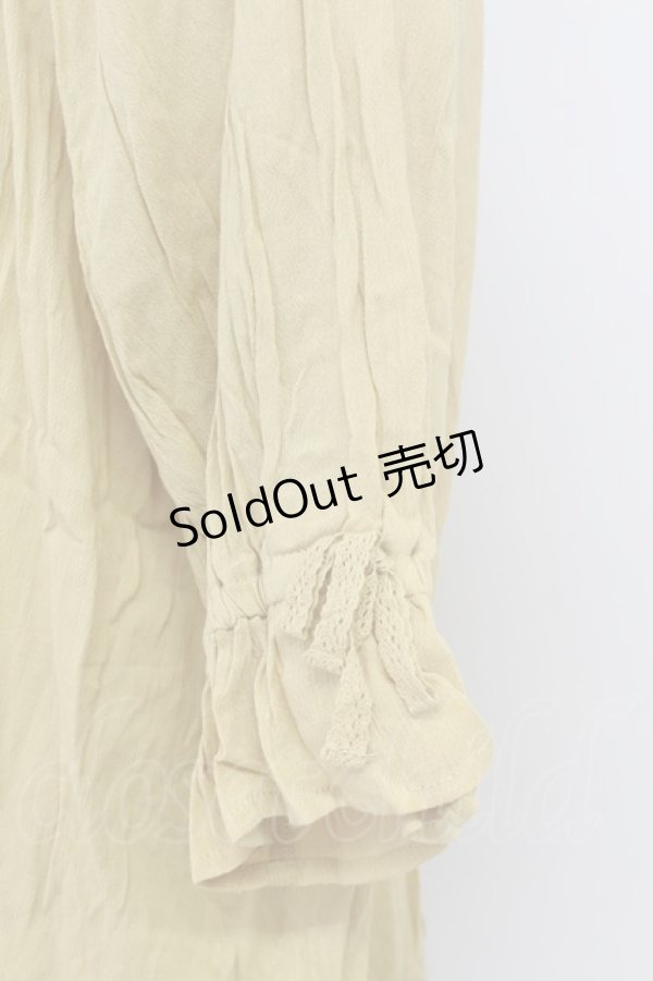 画像3: axes femme / レース襟ブラウスプル F イエロー T-24-06-15-009-AX-BL-SZ-ZT302 (3)