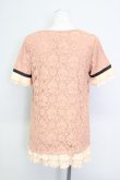 画像2: axes femme / 立体バラ総レースプルオーバー M アワピンク T-24-06-22-008-AX-TO-SZ-ZI (2)