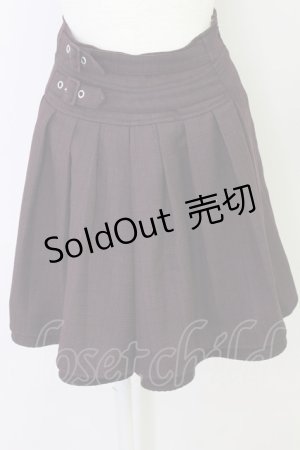 画像: EATME / サイドプリーツベルテッドスカート S ミックス T-24-06-26-028-LO-SK-SZ-ZT277