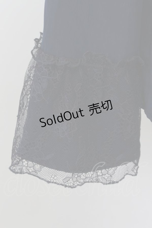 画像5: axes femme / sajou刺繍入Wボタンブラウス  ネイビー T-24-06-30-022-AX-BL-HD-ZI (5)