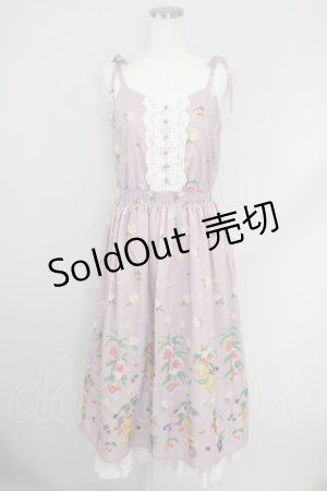画像: axes femme / ミックスフルーツ柄ワンピース M ピンク T-24-07-11-024-AX-OP-SZ-ZT311