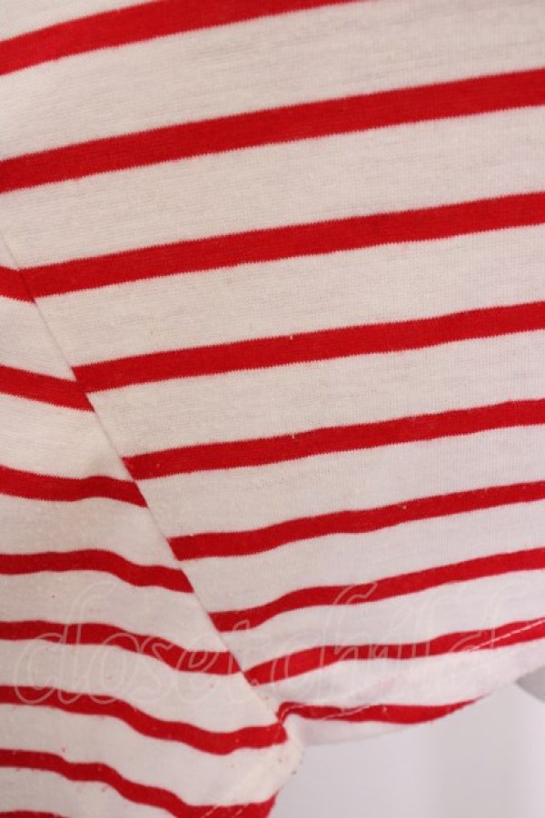 画像6: Rydia /ボーダー変形ワンピ  赤x白 T-24-08-02-006-PU-OP-SZ-ZT337 (6)