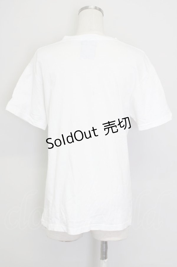 画像2: yaponskii / よだれベアTシャツ  白 T-24-08-04-005-PU-PA-SZ-ZT344 (2)