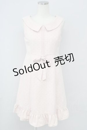 画像: Emily Temple cute /ドットノースリーブワンピース  ピンク T-24-08-09-029-ET-OP-SZ-ZY