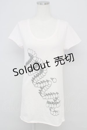 画像: Candy Stripper / アイスクリームプリントTシャツ  ピンク T-24-08-09-006-PU-TO-SZ-ZT316