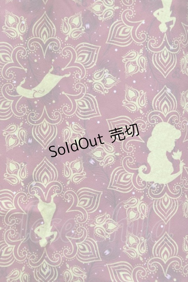 画像3: axes femme POETIQUE / Disneyアラジンスカート  ワイン T-24-08-14-023-AX-SK-AS-ZT014 (3)