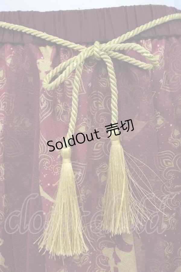 画像4: axes femme POETIQUE / Disneyアラジンスカート  ワイン T-24-08-14-023-AX-SK-AS-ZT014 (4)