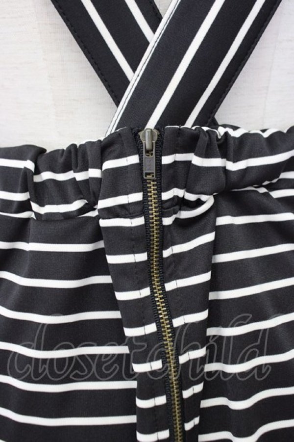 画像4: axes femme / スカート  黒ｘオフ T-24-08-14-028-AX-SK-AS-ZT229 (4)