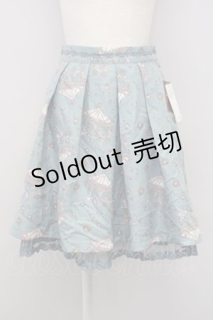 画像: axes femme / メリーゴーランドスカート  グリーン T-24-08-14-020-AX-SK-AS-ZT069