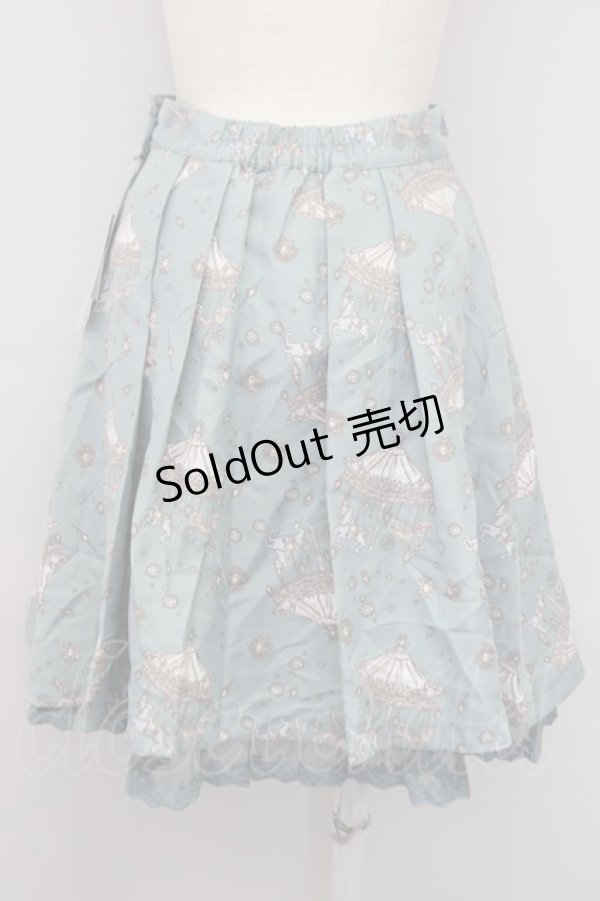 画像2: axes femme / メリーゴーランドスカート  グリーン T-24-08-14-020-AX-SK-AS-ZT069 (2)