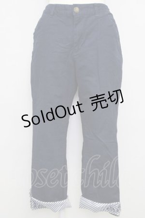 画像: axes femme / パンツ  紺 T-24-08-19-026-AX-PA-AS-ZT359
