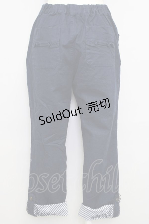 画像2: axes femme / パンツ  紺 T-24-08-19-026-AX-PA-AS-ZT359 (2)