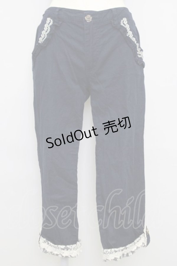 画像1: axes femme / パンツ  紺 T-24-08-19-028-AX-PA-AS-ZT359 (1)