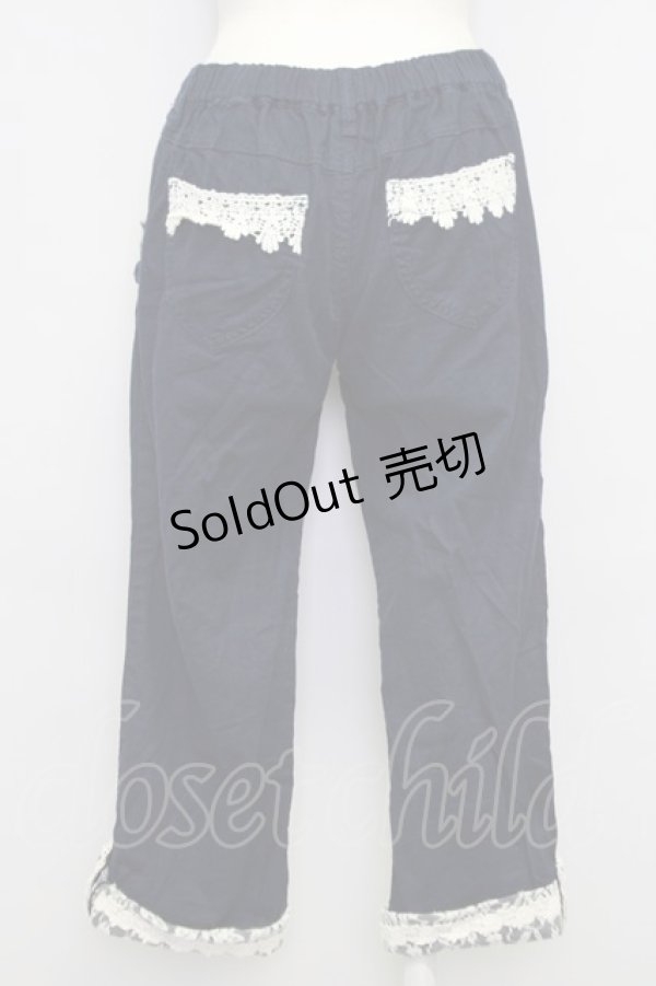 画像2: axes femme / パンツ  紺 T-24-08-19-028-AX-PA-AS-ZT359 (2)