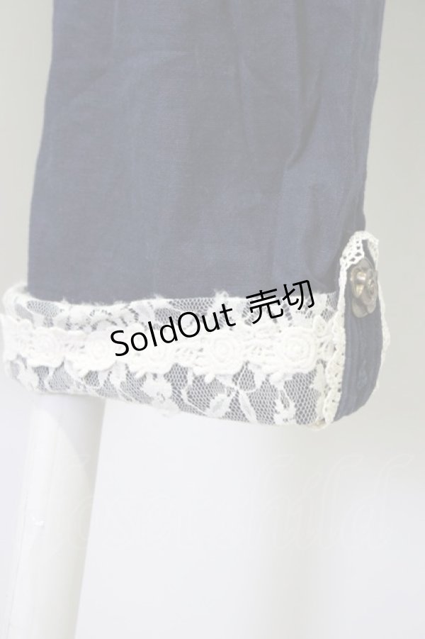 画像4: axes femme / パンツ  紺 T-24-08-19-028-AX-PA-AS-ZT359 (4)