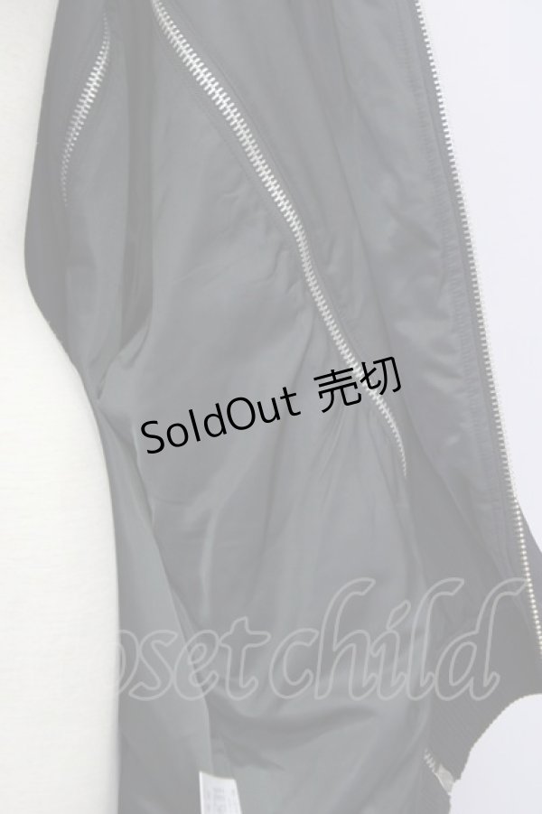 画像10: Candy Stripper / 切替ブルゾン  黒ｘグリーン T-24-08-20-001-PU-JA-AS-ZT176 (10)