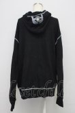 画像2: HELL CAT PUNKS / パッチ付プルパーカー  黒 T-24-08-20-005-PU-TO-AS-ZT176 (2)