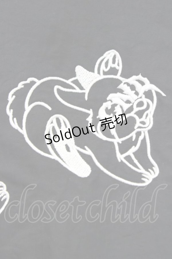 画像7: Candy Stripper / 切替ブルゾン  黒ｘグリーン T-24-08-20-001-PU-JA-AS-ZT176 (7)